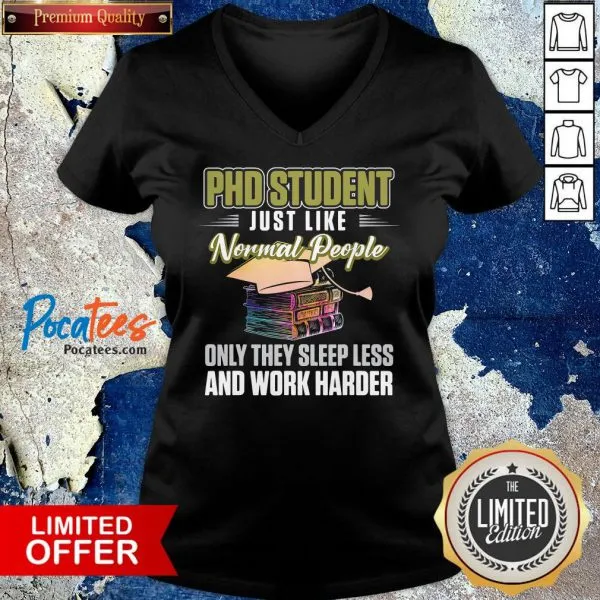 Nice PhD Student Dissertation Sleep Doctorate Graduation Shirt - Image 3