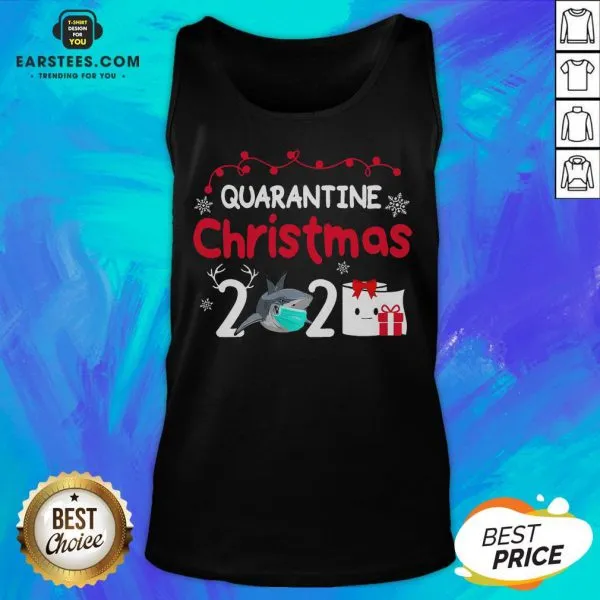 Nice Quarantine Christmas Shark Mask Toilet Paper 2020 Shirt - Image 4