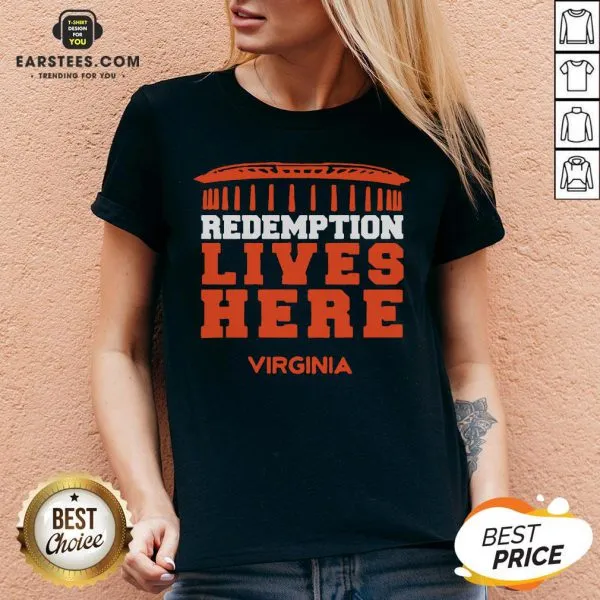 Nice Redemption Lives Here Virginia Shirt - Image 3