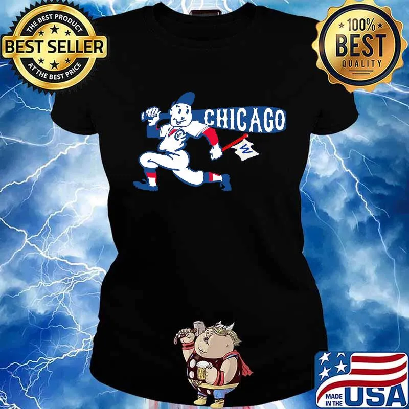 Official chicago cubs baseball flag s Ladies tee