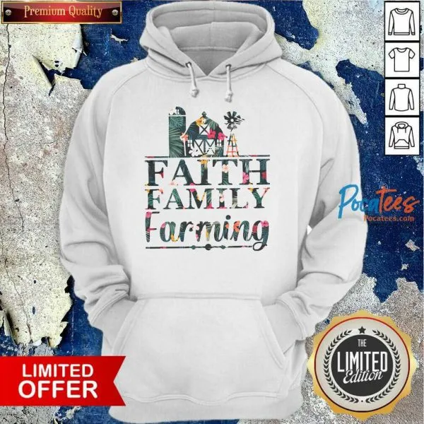 Official Faith Family Farming Floral Shirt - Image 2