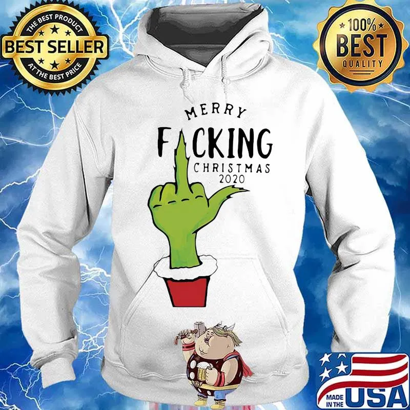 Official Grinch Merry Fucking Christmas 2020 Shirt Hoodie