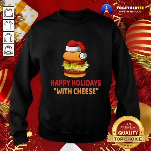 Official Happy Holidays With Cheese T-shirt - Image 4