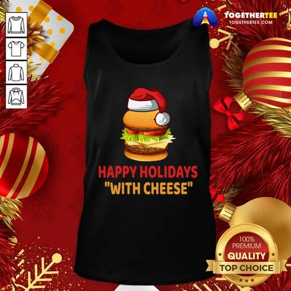 Official Happy Holidays With Cheese T-shirt - Image 3