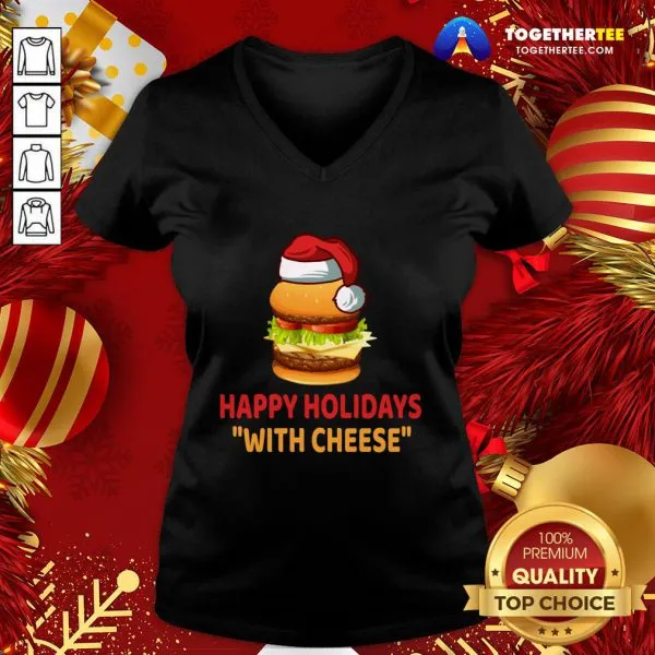 Official Happy Holidays With Cheese T-shirt - Image 2