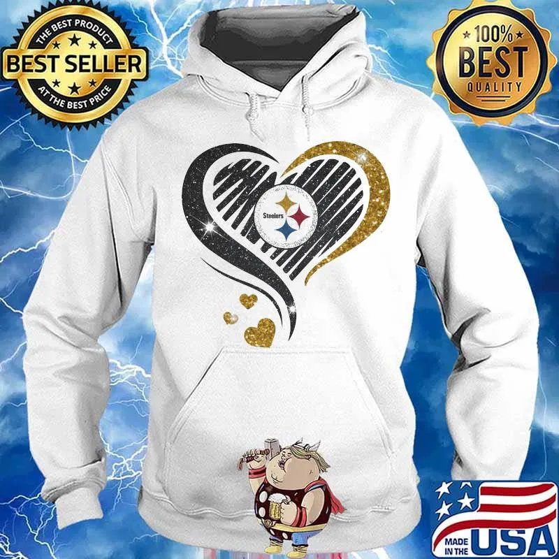 Official Logo Steelers Hearts Shirt Hoodie