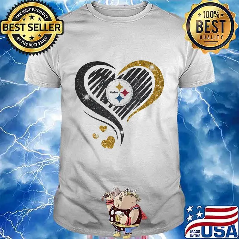 Official Logo Steelers Hearts Shirt