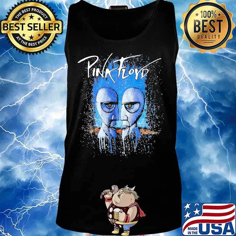 Official Pink Floyd Blue Symbol Shirt Tank top