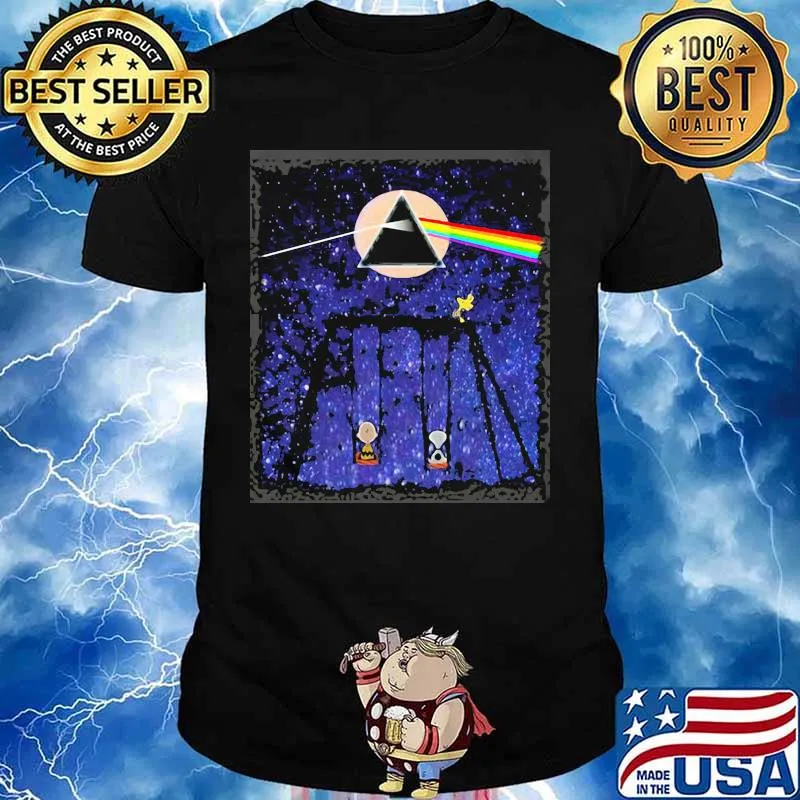 Official Pink Floyd Night Moon Lgbt Snoopy Shirt
