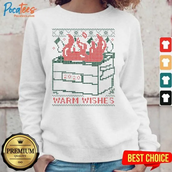 Official Warm Wishes Dumpster Fire Shirt - Image 5