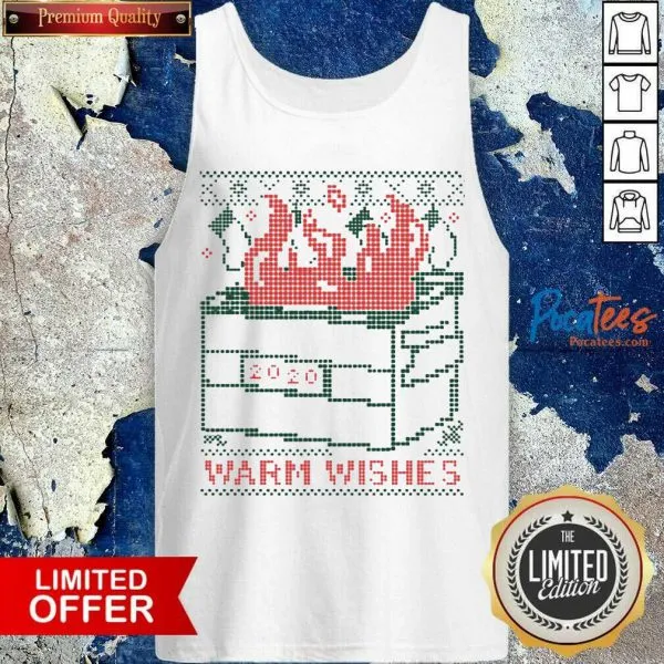 Official Warm Wishes Dumpster Fire Shirt - Image 4