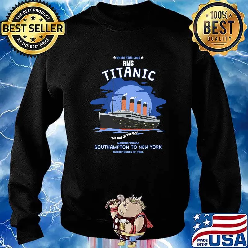 Official White Star Line RMS Titanic The Ship Of Dreams Kids Gift Shirt Sweater