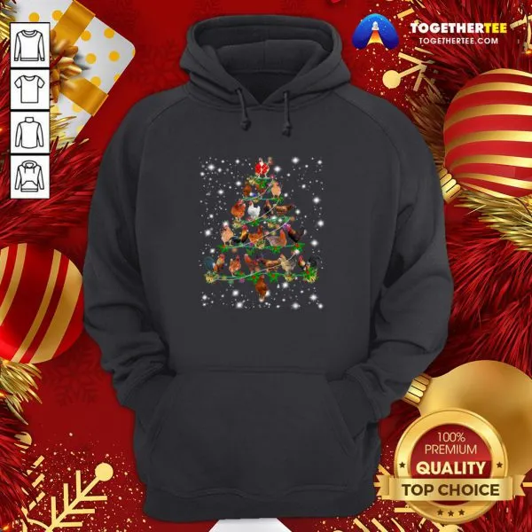 Original Chickens Light Christmas Tree Shirt - Image 5