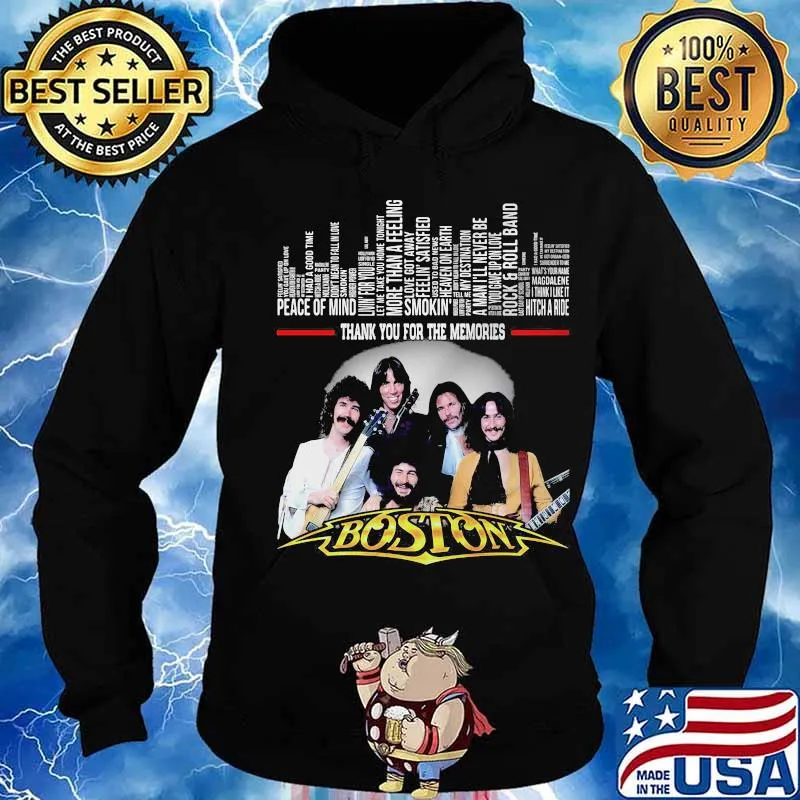 Peace Of Mind Smoking Hitch A Ride Thank You For Memories Boston Shirt Hoodie