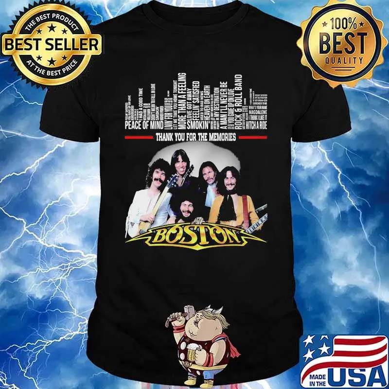 Peace Of Mind Smoking Hitch A Ride Thank You For Memories Boston Shirt