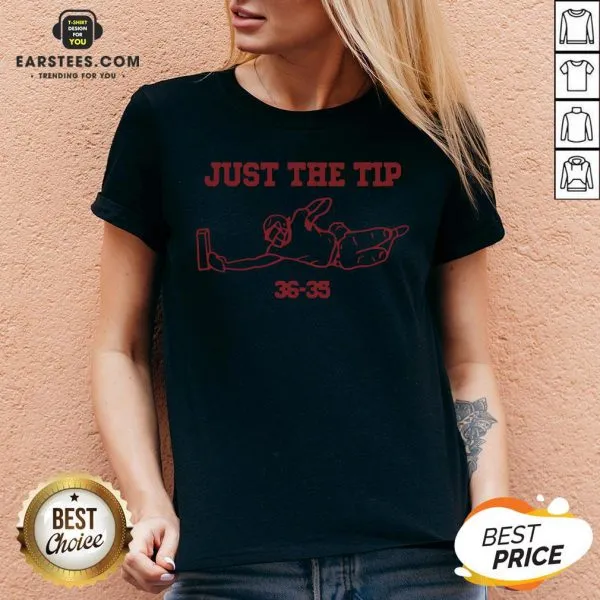 Perfect Michael Penix Just The Tip 36 35 Shirt - Image 3