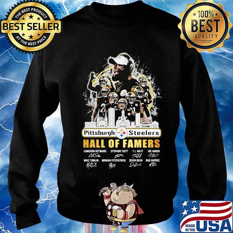 Pittsburgh Steelers Hall Of Famers Signuature Team Shirt Sweater
