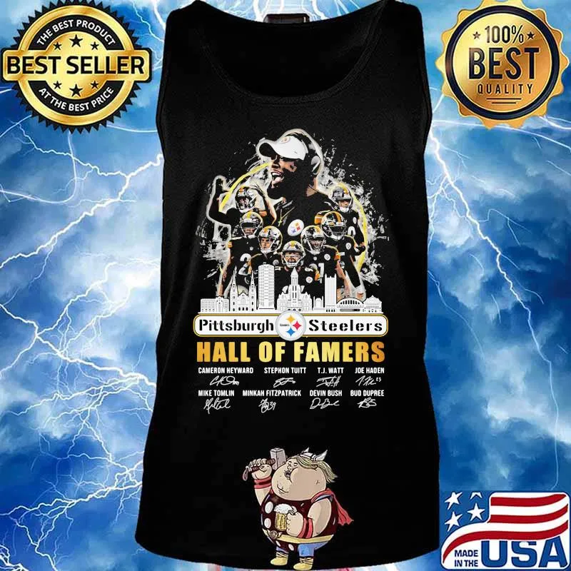 Pittsburgh Steelers Hall Of Famers Signuature Team Shirt Tank top