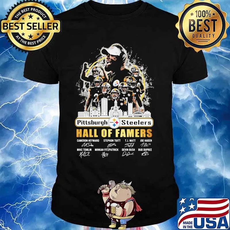 Pittsburgh Steelers Hall Of Famers Signuature Team Shirt