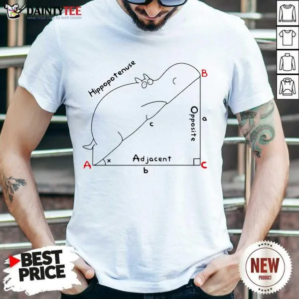 Premium Hippopotenuse Adjacent Opposite Shirt