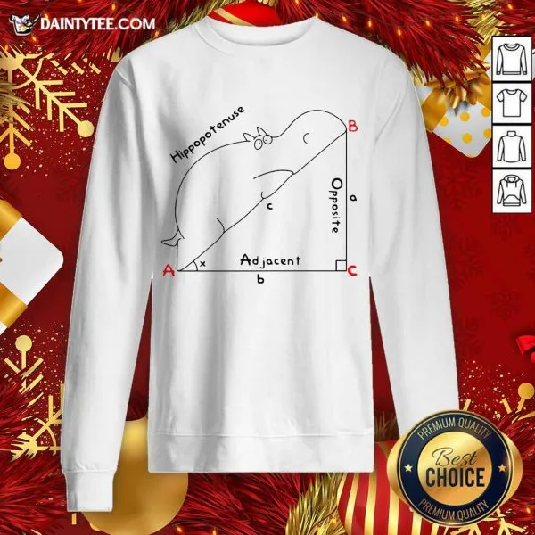 Premium Hippopotenuse Adjacent Opposite Shirt - Image 2