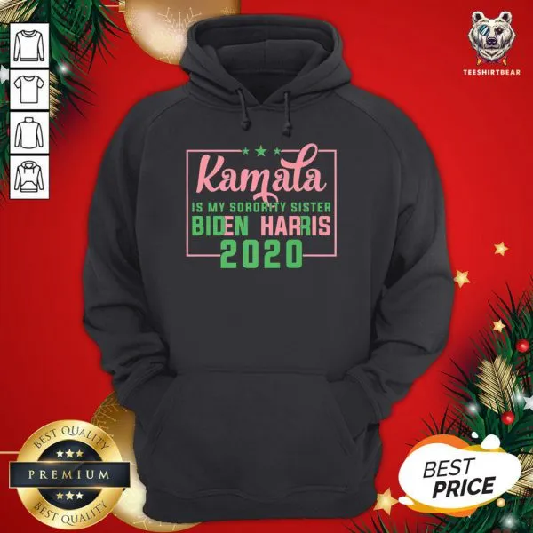 Premium Kamala Harris Is My Sorority Sister Biden Harris 2020 T-Shirt - Image 5