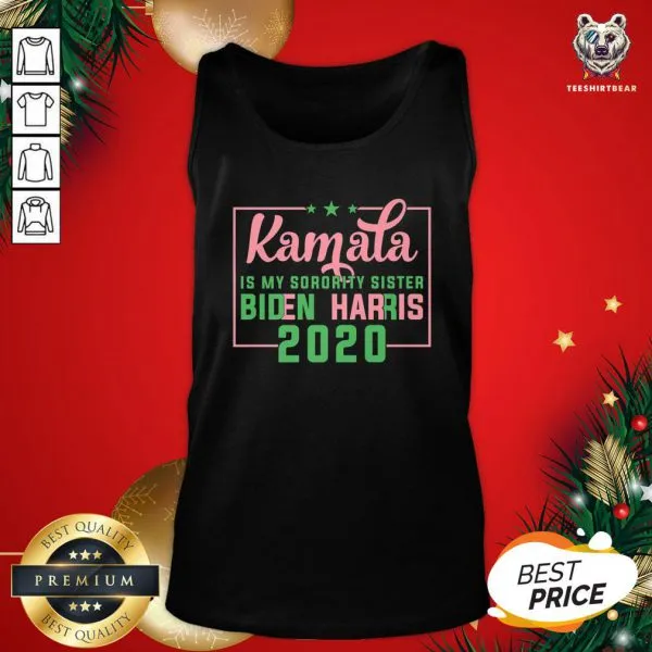 Premium Kamala Harris Is My Sorority Sister Biden Harris 2020 T-Shirt - Image 3