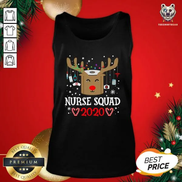 Premium Nurse Squad 2020 Merry Christmas Shirt - Image 3