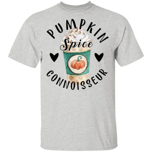 Cream Coffee pumpkin spice connoisseur T-Shirt - Image 4