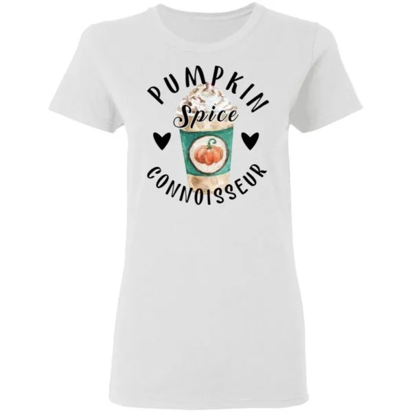 Cream Coffee pumpkin spice connoisseur T-Shirt - Image 6