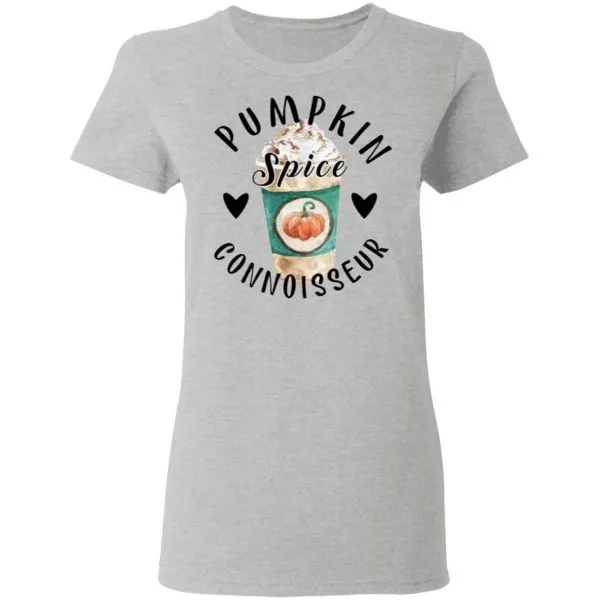 Cream Coffee pumpkin spice connoisseur T-Shirt - Image 7