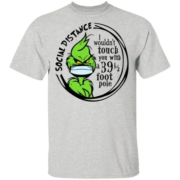 Grinch Social Distancing T-Shirt - Image 4