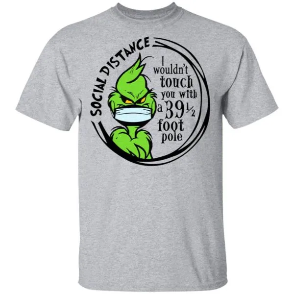 Grinch Social Distancing T-Shirt - Image 5