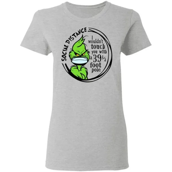 Grinch Social Distancing T-Shirt - Image 7