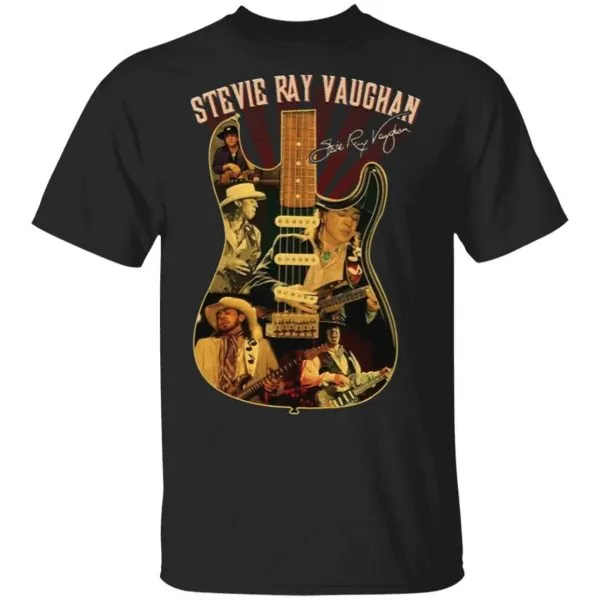 Stevie Ray Vaughan guitar T-Shirt