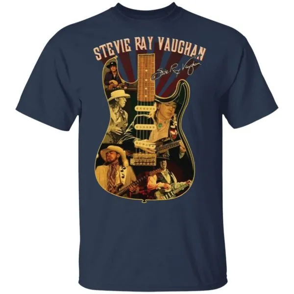 Stevie Ray Vaughan guitar T-Shirt - Image 2