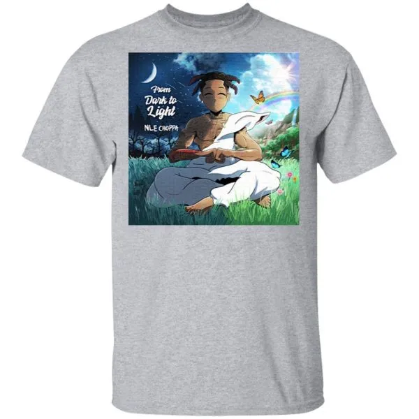 From Dark to Light NLE Choppa T-Shirt - Image 5