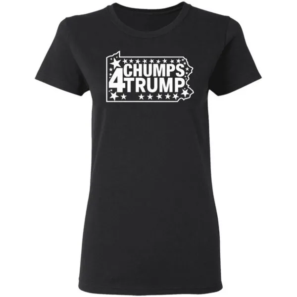 Chumps For Trump PA Map T-Shirt - Image 5