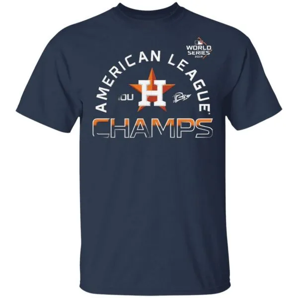 Houston Astros Fanatics Branded 2019 American League Champions T-Shirt - Image 4