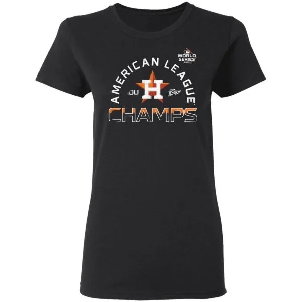 Houston Astros Fanatics Branded 2019 American League Champions T-Shirt - Image 5