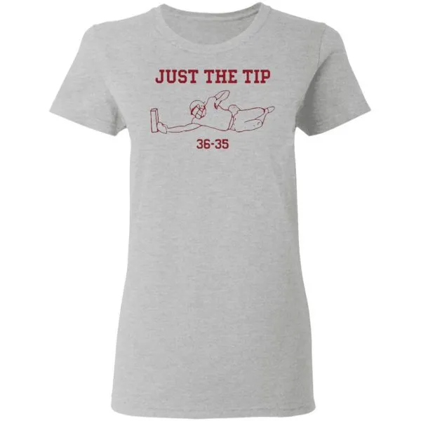 Michael Penix Just The Tip 36 35 T-Shirt - Image 7