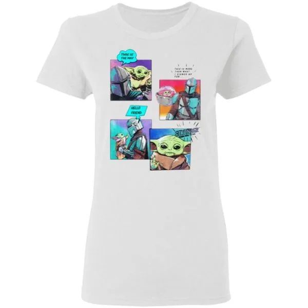 The Mandalorian Baby Yoda Stronger Than You Think T-Shirt - Image 6