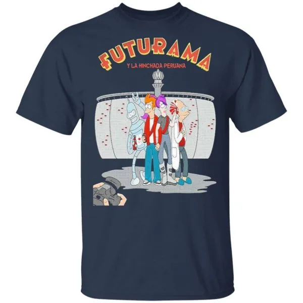 Futurama Y La Hinchada peruana T-Shirt - Image 4