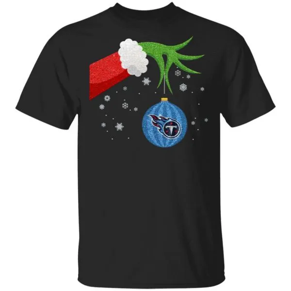 The Grinch Christmas Ornament Tennessee Titans T-Shirt