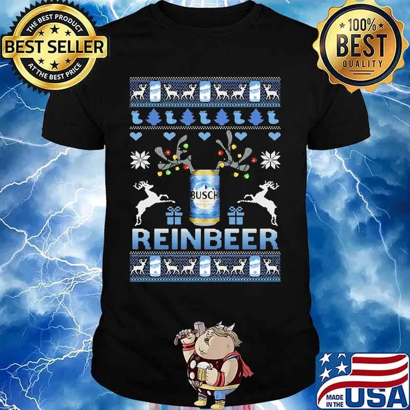 Reinbeer ugly merry christmas shirt