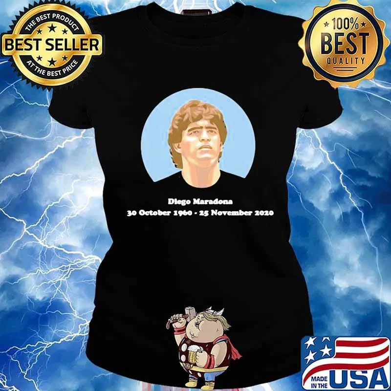 Rip Diego Maradona 30 October 1960 25 November 2020 Shirt Ladies tee