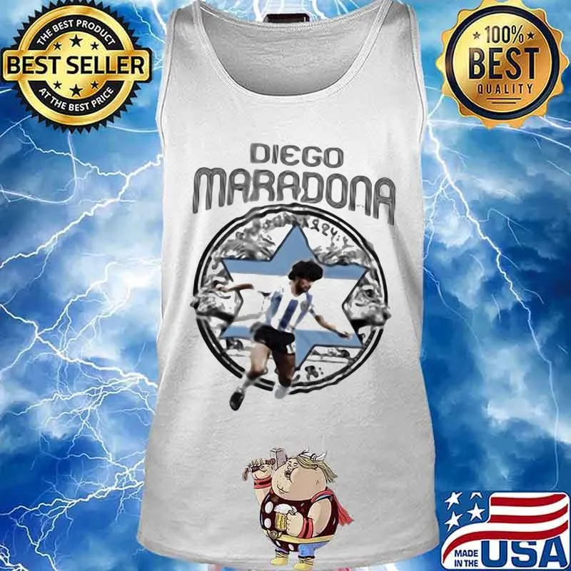 Rip Diego Maradona Argentina Soccer Legend Genius Football Shirt Tank top