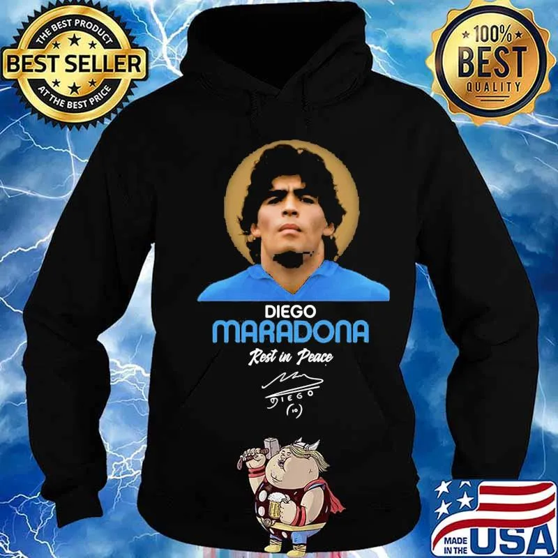 Rip Diego Maradona Rest In Peace Signature Shirt Hoodie