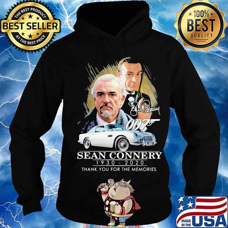 Sean connery 1930 2020 thank you for the memories signature s Hoodie