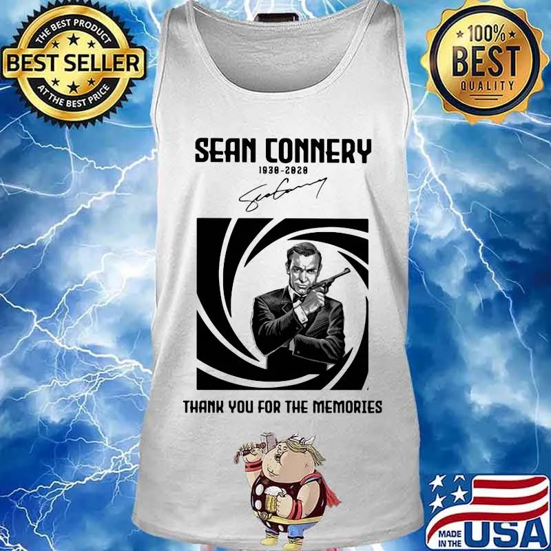 Sean connery 1930 2020 thank you for the memories signature s Tank top